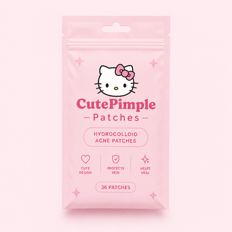 Hello Kitty® Invisible Acne Patches — Hydrocolloid Pimple Stickers