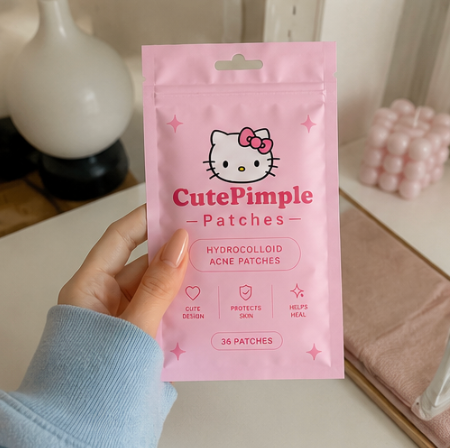Hello Kitty® Invisible Acne Patches — Hydrocolloid Pimple Stickers
