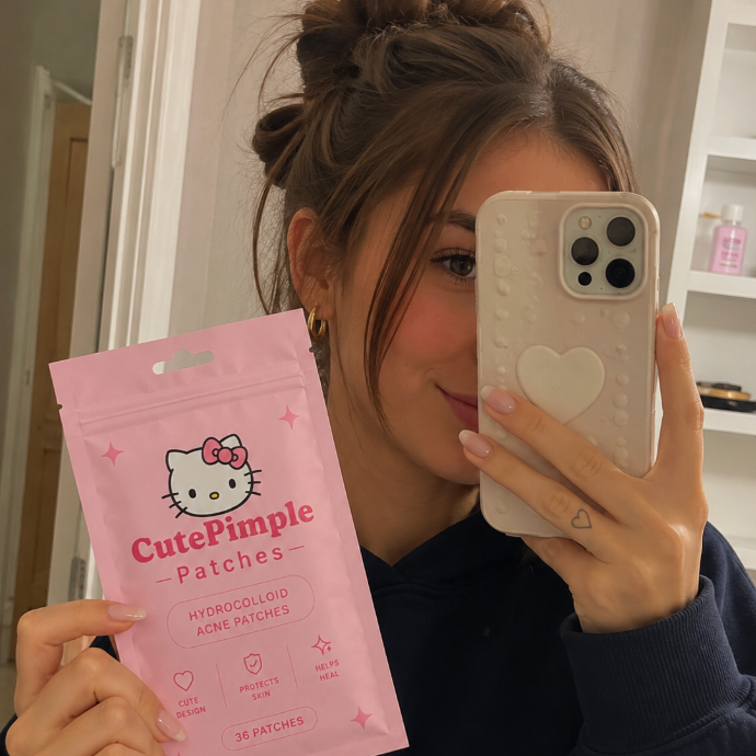 Hello Kitty® Invisible Acne Patches — Hydrocolloid Pimple Stickers