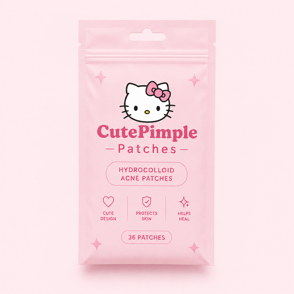 Hello Kitty® Invisible Acne Patches — Hydrocolloid Pimple Stickers